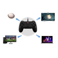 Геймпад Xiaomi Beitong Wired Gamepad PC, PS Light Edition-D2E Black (BTP-BD2E) Diawest