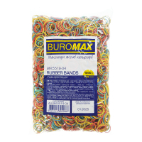 Резинки для грошей Buromax 1000 г, асорті, 25 мм (BM.5519-04) Diawest