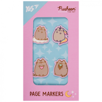 Стікер-закладка Yes Pusheen пластик 80 шт (4х20) (170419) Diawest