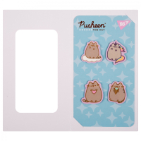 Стікер-закладка Yes Pusheen пластик 80 шт (4х20) (170419) Diawest