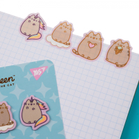 Стікер-закладка Yes Pusheen пластик 80 шт (4х20) (170419) Diawest