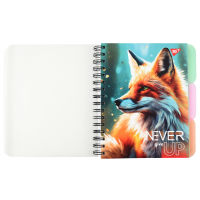 Блокнот Yes А5 Never give up 144 аркуша пластикова обкладинка (681958) Diawest