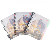Блокнот Yes А5 Futuristic architecture 144 аркуша пластикова обкладинка (681956) Diawest