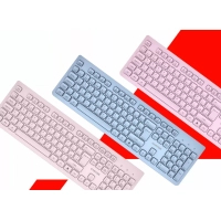 Клавіатура Canyon HKB-W01 Silent Wireless UA Blue (CNS-HKBW01BL) Diawest