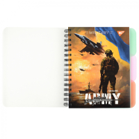 Блокнот Yes А5 Army Ukraine 144 аркуша пластикова обкладинка (681959) Diawest