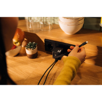 Зарядний пристрій Verbatim GaN 65 W 2 ports (USB-C/1xUSB-A) (32217) Diawest