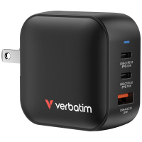 Зарядний пристрій Verbatim MiniGaN 70 W 3 ports (2xUSB-C/1xUSB-A) (32229) Diawest