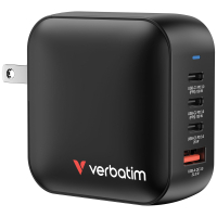 Зарядний пристрій Verbatim MiniGaN 100 W 4 ports (3xUSB-C/1xUSB-A) (32231) Diawest