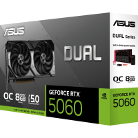 Відеокарта ASUS GeForce RTX5060 8Gb DUAL OC (DUAL-RTX5060-O8G) Diawest