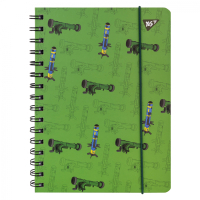 Блокнот Yes А5 80 аркушів на cпіралі з резинкою Месники клітинка (151836) Diawest