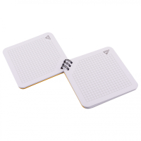 Блокнот Yes 110x110 мм 80 аркушів на cпіралі Melt smile клітинка (151815) Diawest