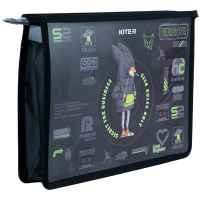 Папка на блискавці Kite A4+ на блискавці Fox Rules (K24-428-2) Diawest
