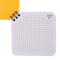 Блокнот Yes 110x110 мм 80 аркушів на cпіралі Stand with Ukraine клітинка (151817) Diawest