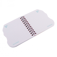 Блокнот Yes 100x100 мм 30 аркушів подвійна спіраль Line Friends yellow крапки (151812) Diawest