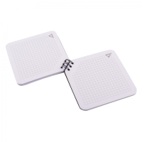 Блокнот Yes 110x110 мм 80 аркушів на cпіралі Не ускладнюй! клітинка. (151816) Diawest