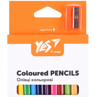 Олівці кольорові Yes Orange Line 24 кольорів з точилкою (290754) Diawest