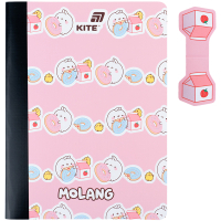 Блокнот Kite з магнітною закладкою Molang А5, 60 аркушів, клітинка (ML25-192) Diawest