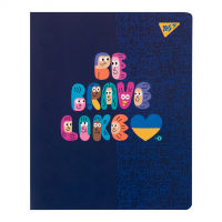 Блокнот Yes А5 50 арк cпіраль Stand with Ukraine клітинка (151857) Diawest