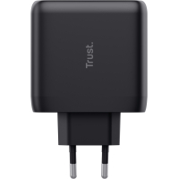 Зарядний пристрій Trust Maxo 65W 2xUSB-C PD black (25380_TRUST) Diawest