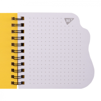 Блокнот Yes 100x100 мм 30 аркушів подв спіраль Tatoo Cats крапки (151799) Diawest