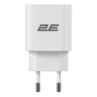 Зарядний пристрій 2E 25W USB-C PD white (2E-WC1USBC25W-W) Diawest