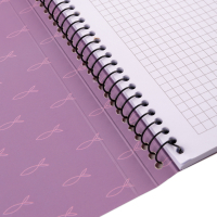 Блокнот Yes А5 50 арк cпіраль Hey Helly клітинка (151858) Diawest