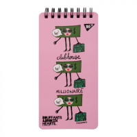 Блокнот Yes 80x160 60 аркушів на спиралі BBH клітинка (151877) Diawest