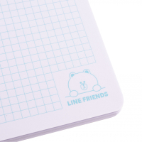 Блокнот Yes 2 в 1 В5 В7 80 арк 20 арк подвійна спіраль Line Friends Sally клітинка (151780) Diawest