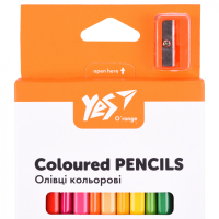 Олівці кольорові Yes Orange Line 18 кольорів з точилкою (290739) Diawest