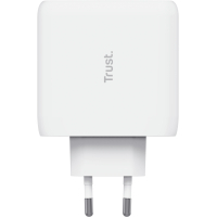 Зарядний пристрій Trust Maxo 65W 2xUSB-C PD white (25381_TRUST) Diawest