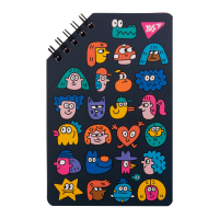 Блокнот Yes 95х145 60 аркушів на cпіралі Stand with Ukraine без лініювання (151822) Diawest