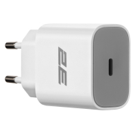 Зарядний пристрій 2E 30W USB-C PD white (2E-WC1USBC30W-W) Diawest