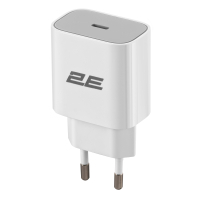 Зарядний пристрій 2E 30W USB-C PD white (2E-WC1USBC30W-W) Diawest