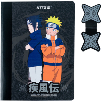 Блокнот Kite з магнітною закладкою Naruto А5, 60 аркушів, клітинка (NR24-192) Diawest