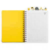 Блокнот Yes А5 96 аркушів на cпіралі із роздільниками Не ускладнюй! клітинка (151839) Diawest