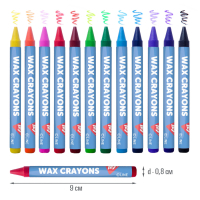 Олівці кольорові Yes Line Friends воскові 12 шт (590141) Diawest