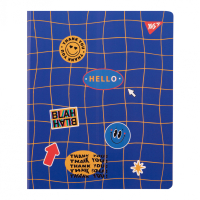 Блокнот Yes А5 50 арк cпіраль Sticky mood клітинка (151856) Diawest