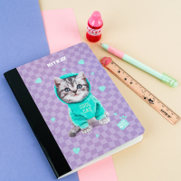 Блокнот Kite з магнітною закладкою Studio Pets А5, 60 аркушів, клітинка (SP25-192) Diawest