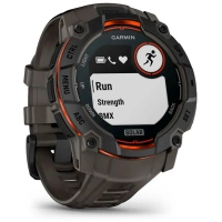 Смарт-годинник Garmin Instinct 3, 50mm, Solar, Black Bezel with Charcoal Band, GPS смарт-годинник (010-02935-00) Diawest