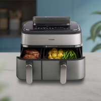 Мультипіч Philips Dual Basket Airfryer 5000 Series (NA555/00) Diawest