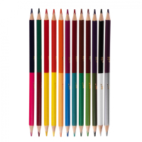 Олівці кольорові Yes Orange Line 12/24 кольорів з точилкою (290755) Diawest