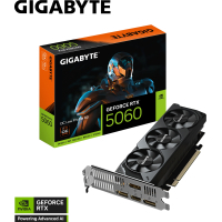 Відеокарта GIGABYTE GeForce RTX5060 8Gb OC Low Profile (GV-N5060OC-8GL) Diawest