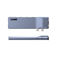 Концентратор Armorstandart For MacBook M-Series HDMI 4K, RJ45, PD, 3USB, SD, microSD Grey (ARM69367) Diawest