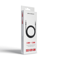 Кабель мультимедійний 3.5mm M to 3.5mm M 1.0m Black Armorstandart (ARM76890) Diawest