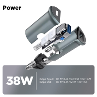 Зарядний пристрій Armorstandart USB Type-C PD20W + USB QC 3.0 Grey + cable USB-C (ARM82461) Diawest