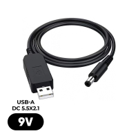 Кабель живлення USB to DC 5.5x2.1 9V 0.8m Armorstandart (ARM65662) Diawest