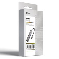 Концентратор Armorstandart USB-C to 4USB Grey (ARM69364) Diawest
