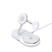 Зарядний пристрій Armorstandart Wireless Charging H101 3 in 1 Magnetic White (ARM78102) Diawest