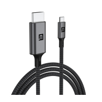 Кабель мультимедійний USB-C to HDMI 2.0m 4K60Hz black Armorstandart (ARM76891) Diawest
