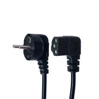 Кабель живлення C13 1.8m corner black Armorstandart (ARM73124) Diawest